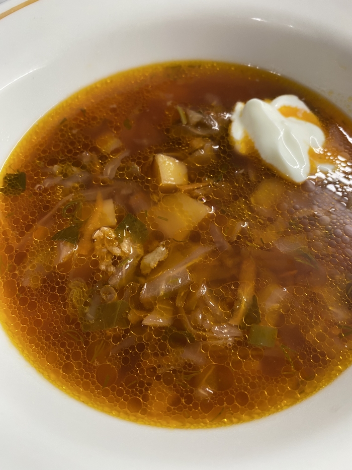 Просто борщ на ужин