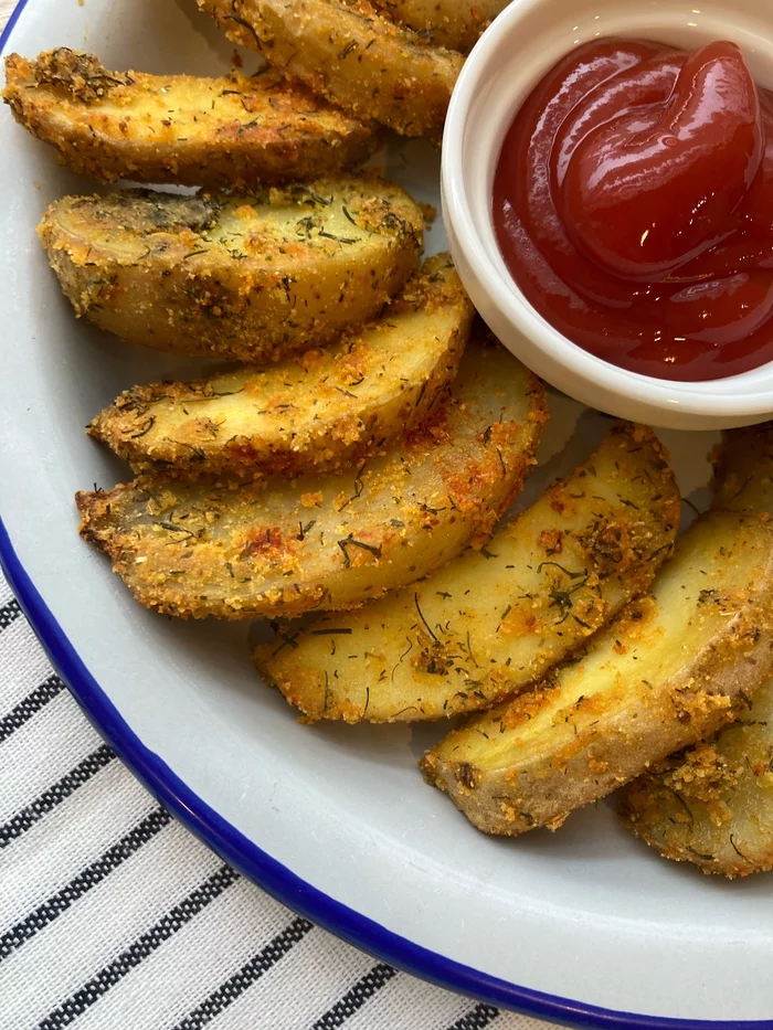 Crispy breaded potatoes - My, Video recipe, Recipe, Cooking, Preparation, Dinner, Food, Potato, Video, Youtube, Longpost, 