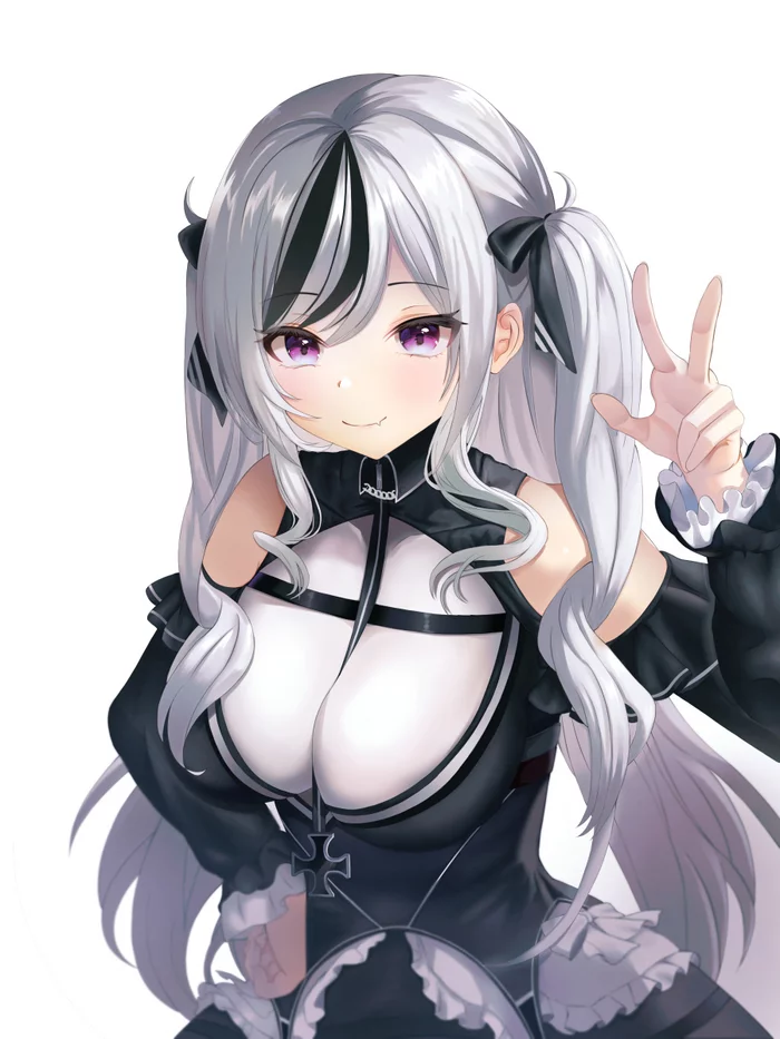 Elbe - Anime, Anime art, Azur lane, Elbe, Longpost, 