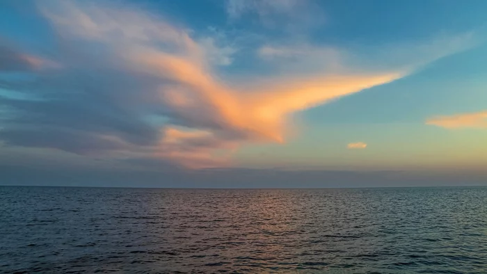 Marine photo - My, Evpatoria, Crimea, Black Sea, Beginning photographer, The photo, Canon, Sunset, 