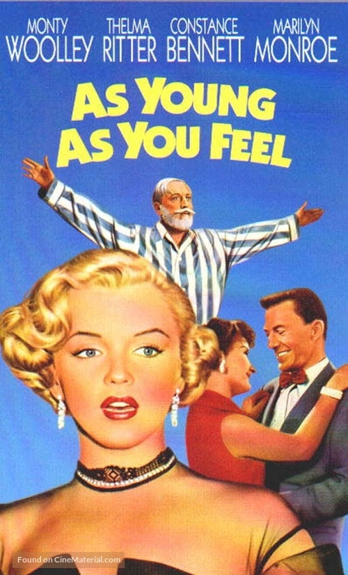 Marilyn Monroe in the film Younger than yourself and you will not feel (XII) Cycle Magnificent Marilyn episode 933 - Cycle, Gorgeous, Marilyn Monroe, Actors and actresses, Celebrities, Blonde, Movies, Hollywood, USA, 50th, 1951, Poster, Movie Posters, 