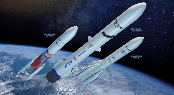 Arianespace, ULA  Blue Origin      Kuiper  Amazon. NSF ,  , , , Amazon, , YouTube, 