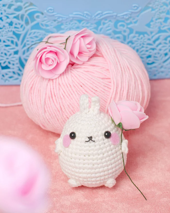 Molang. Can't resist a cute rabbit. Crochet - My, Amigurumi, Knitted toys, Crochet, Soft toy, With your own hands, Longpost