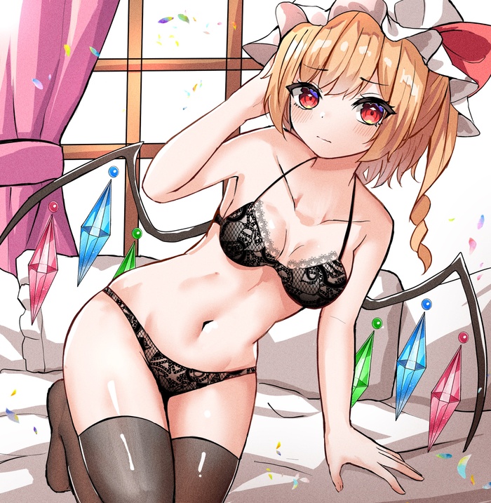Flandre Scarlet Touhou, Flandre Scarlet, Anime Art, , Kiui,  , , , ,  , 