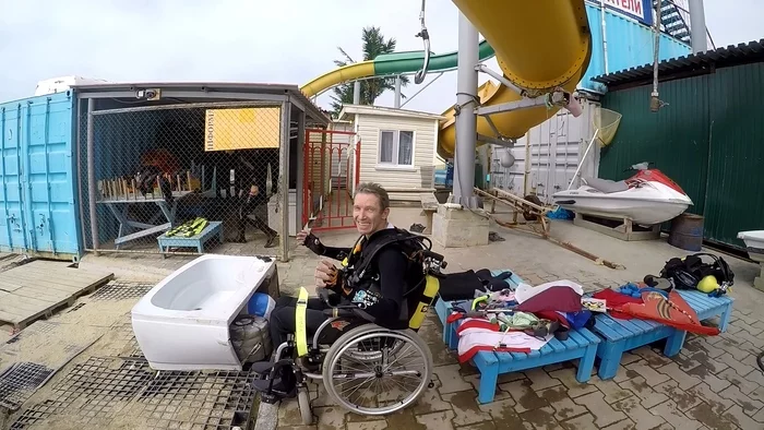 Wheelchair diving... first steps to diving - My, Disabled person, Diving, Dream, Motivation, Paratraveler, Personal experience, Igor Skikevich, Longpost