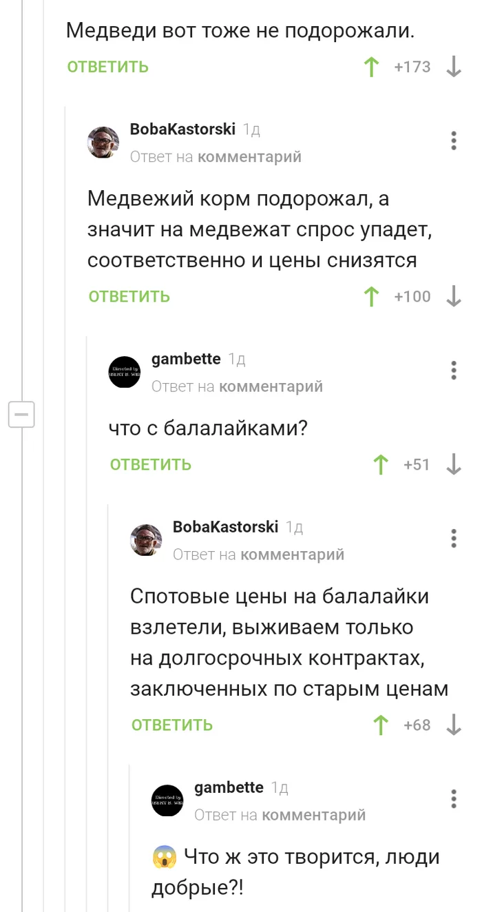 Санкции в России - Комментарии на Пикабу, Санкции, Водка медведи балалайка, Цены, Россия, Скриншот