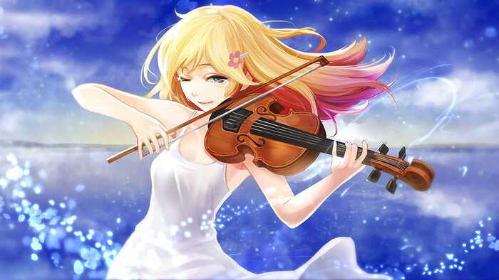 Kaori - Anime art, Anime, Miyazono kaori, Shigatsu wa Kimi no Uso