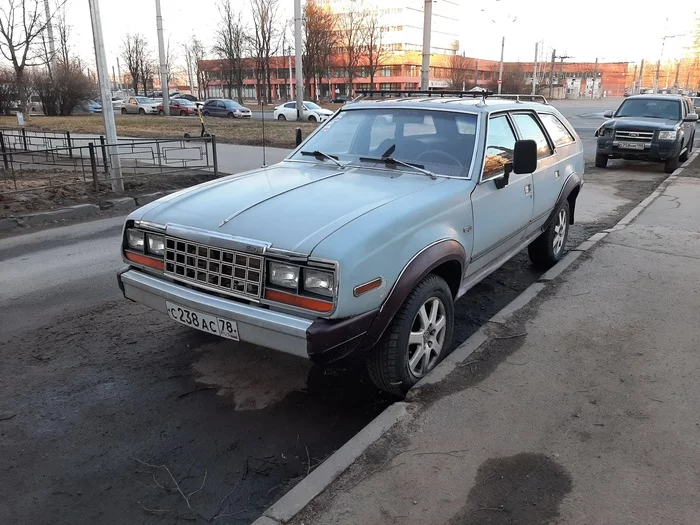 Rare in the Russian Federation car AMC Eagle 4WD Wagon - My, Auto, Rare cars, USA, Saint Petersburg, Cool cars, Station wagons, Longpost