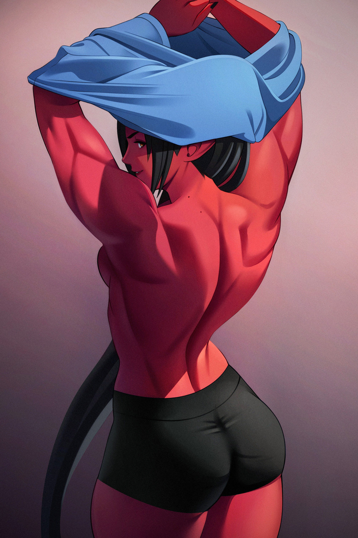 Крепкая демонесса