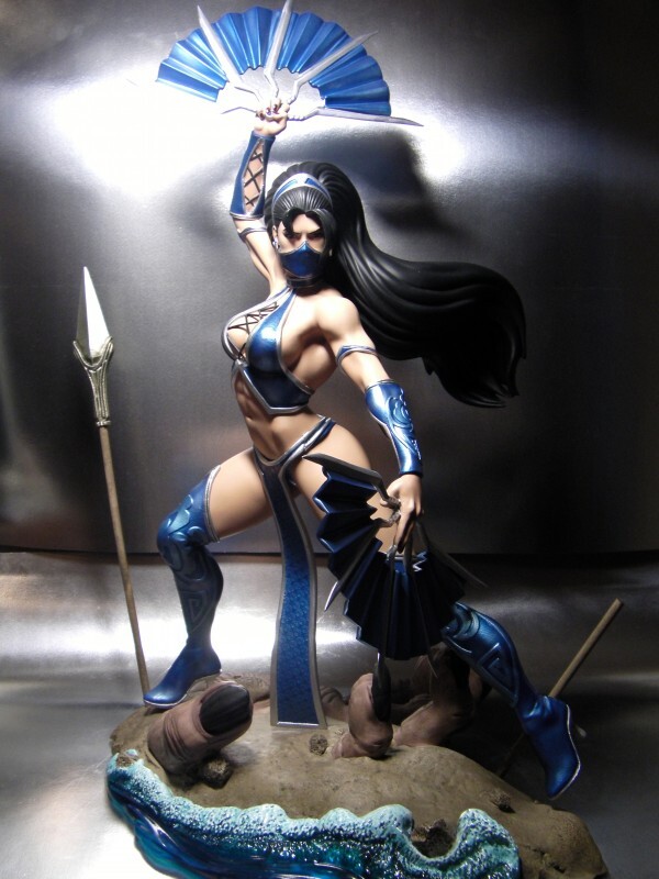 Kitana. Collector's Statue - My, Sculpture, Kitana, Mortal kombat, Body, Collection, Exhibit, Longpost