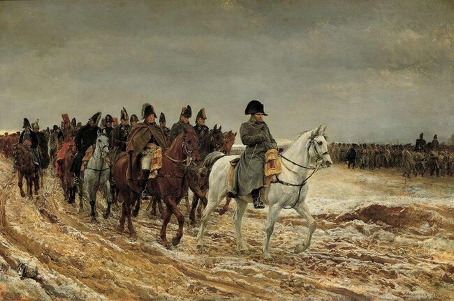 Artists and roads - Artist, Vasily Vereshchagin, Napoleon, Napoleonic Wars, Painting