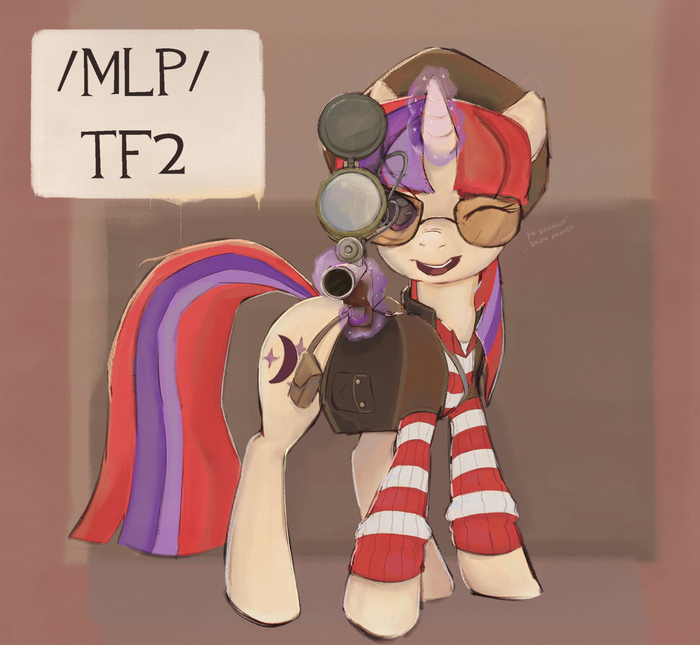 -  TF2 My Little Pony, , Moondancer, Team Fortress 2, MLP Crossover