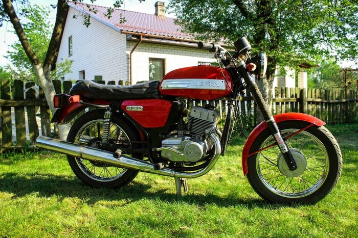 Jawa 350 634-01 - легендарный чешский мотоцикл - Моё, Ретро, Обзор, Ностальгия, Техника, Мото, СССР, Мотоцикл Ява, Длиннопост