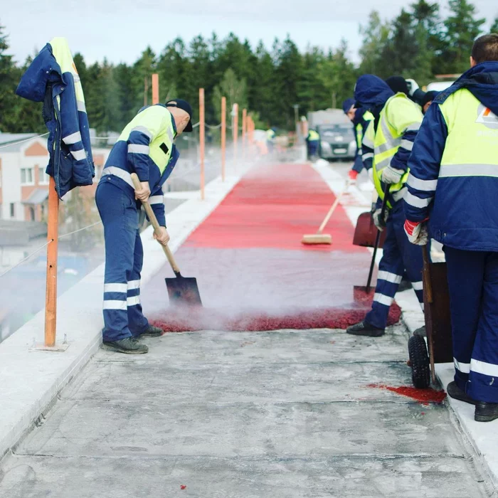 In Russia will build multi-colored and flavored roads - Russian roads, Asphalt, news