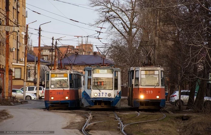 Taganrog tram system with a difference of one year - Tram, Taganrog, Urbanism, Public transport, Transport, It Was-It Was, 