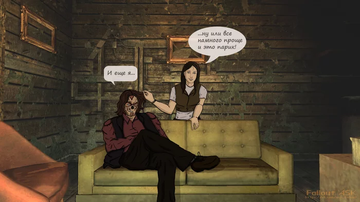 Ben and Alex. Question about hair - My, Fallout, Post apocalypse, Фанфик, Fallout ASK, Longpost, 