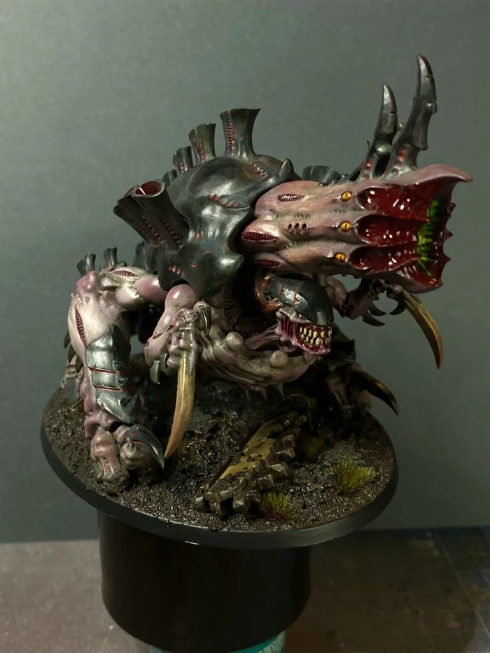 Tyranid returning from summer vacation from his grandmother - Warhammer 40k, Warhammer, Wh miniatures, Wh painting, Tyranids, Longpost