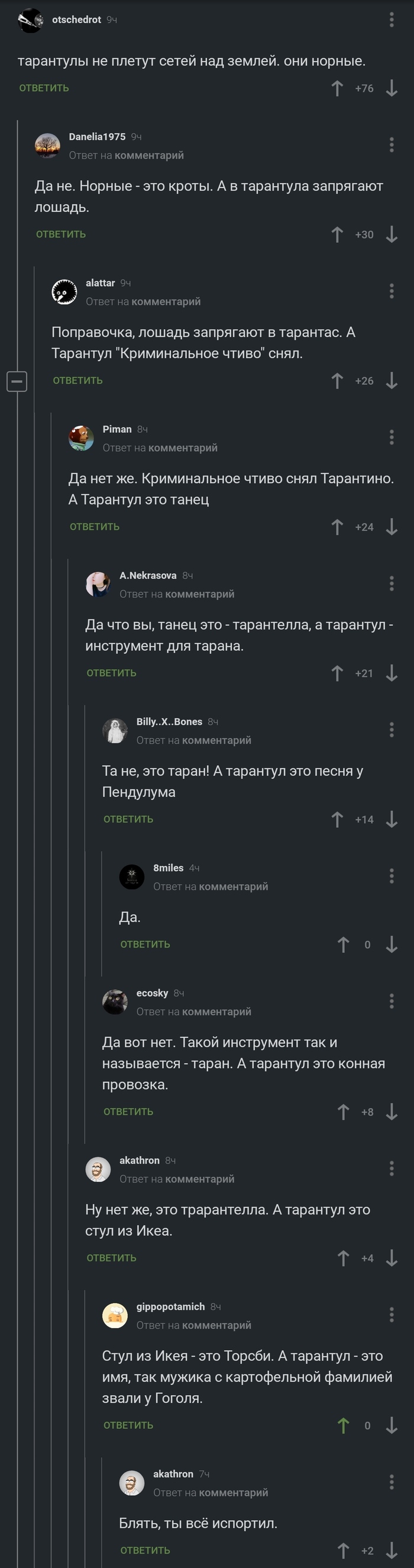 Ты все испортил!