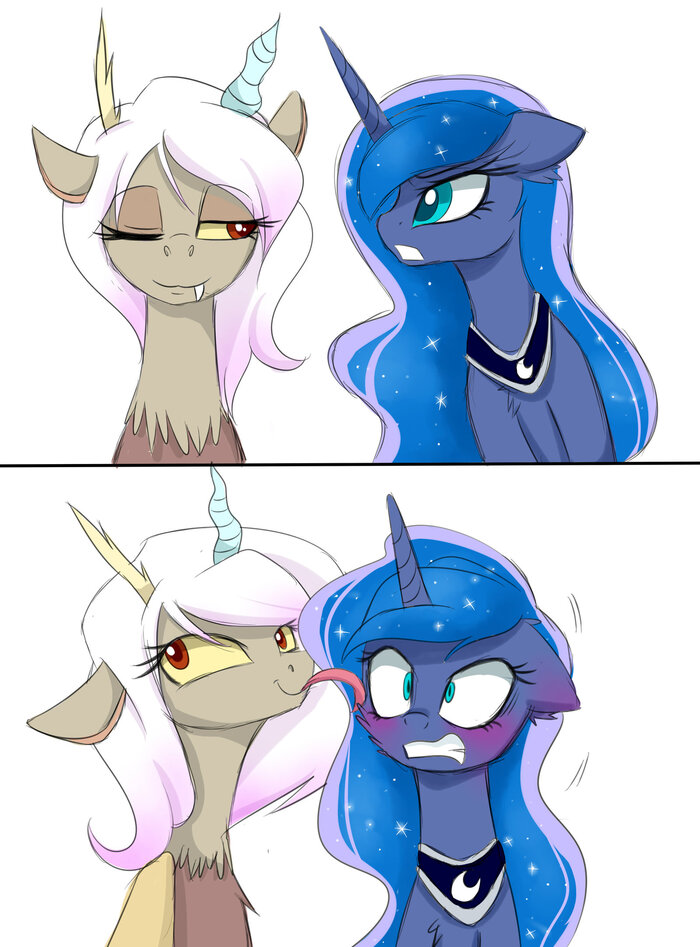   My Little Pony, Ponyart, Princess Luna, Eris, Magnaluna