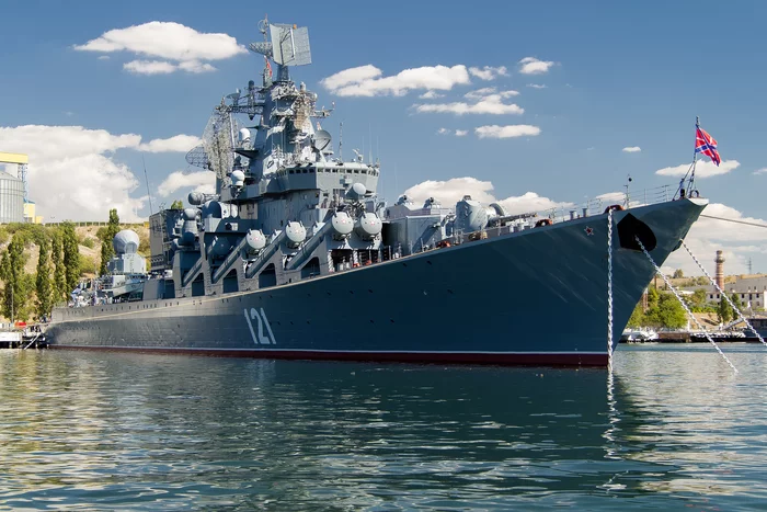 Cruiser Moskva. Sevastopol. 2014 year - My, Cruiser Moskva, Sevastopol, The photo, 2014, Crimea, Politics