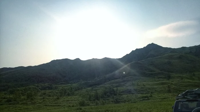 Summer landscape - My, Landscape, Hills, Spine, The photo, Sakhalin