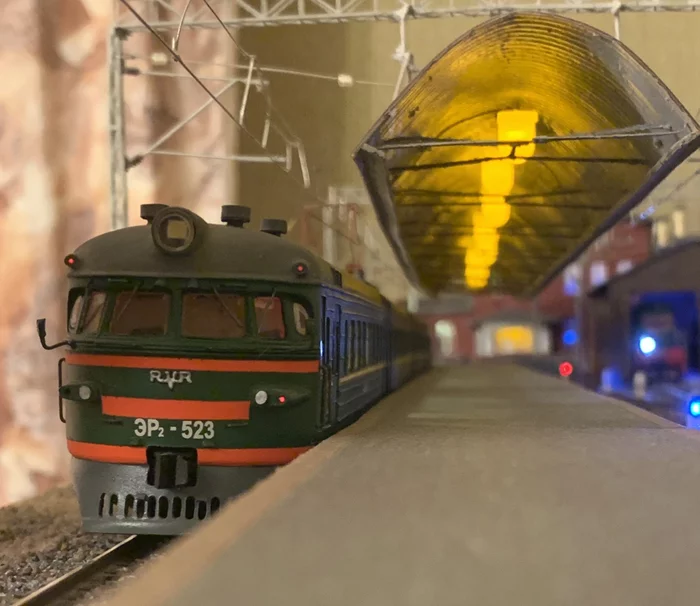 In the Fourth Impasse - My, Train, Railway, Scale model, H0, Layout