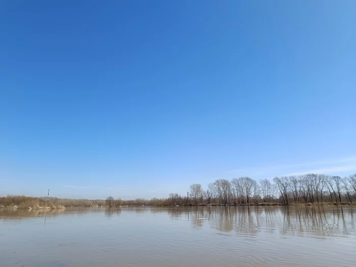 Spring sky in the city N - My, Flood, River, Provinces, The photo