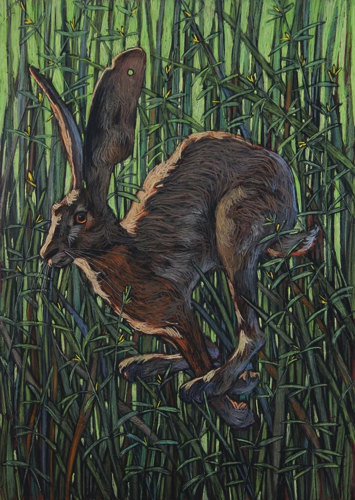 Lucky - My, Artist, Painting, Hare, Luck, Friday tag is mine, Drawing