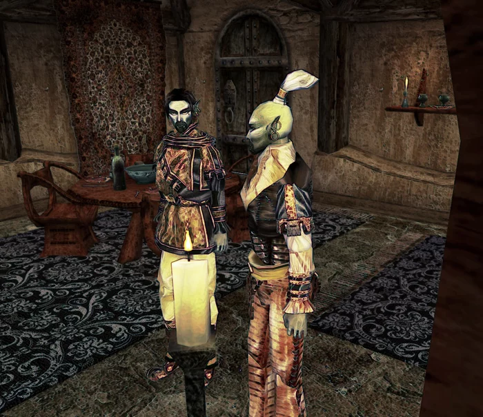 Leras Roteras (excerpt) - My, The elder scrolls, The Elder Scrolls III: Morrowind, Dunmers, Author's story, Prose, Obscene, Fantasy, Dark fantasy, Humor, Black humor, Elves, Orcs, Alcohol, Conversation, Mat, Longpost