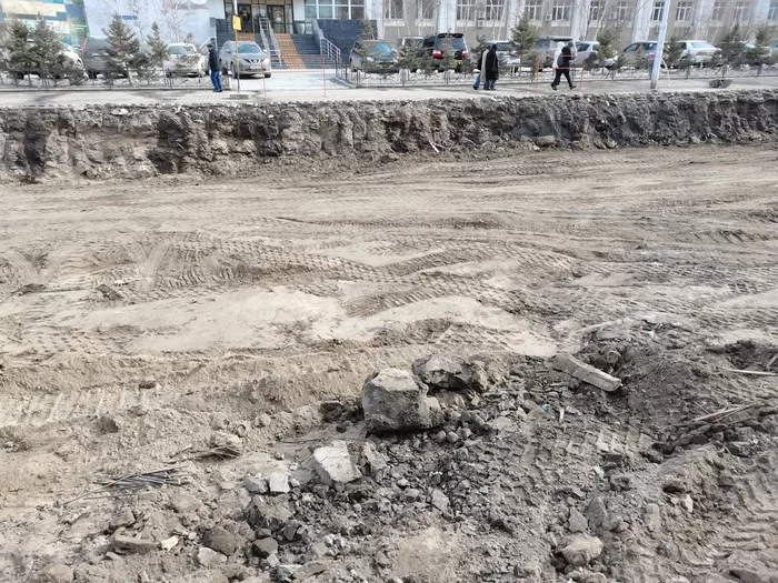 Construction of a road in permafrost conditions - Yakutsk, Road repair, Longpost