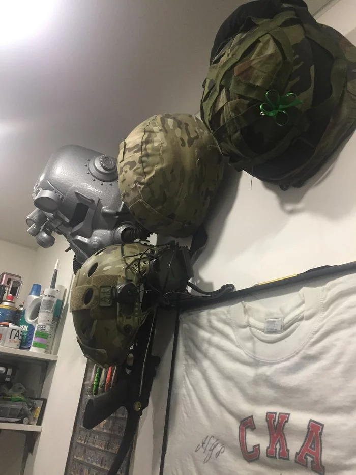 My collection of helmets for different life situations - Fallout, Helmet, 3D печать, Military, Collection