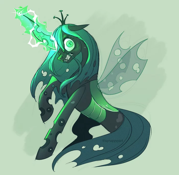 Main beetle - My little pony, Queen chrysalis, Syrupyyy