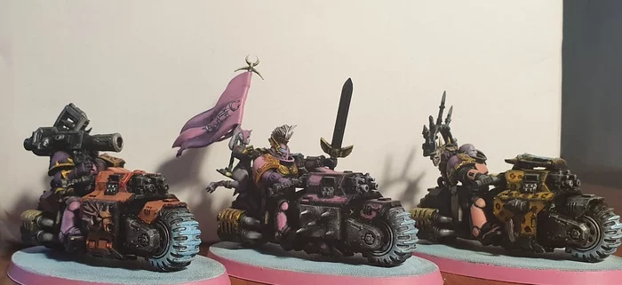 How I calm my nerves - My, Warhammer 40k, Wh miniatures, Slaanesh, Emperor`s Children, Longpost