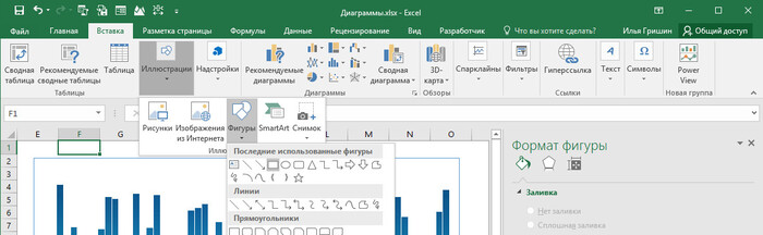 Нестандартные заголовки диаграмм Microsoft Excel, Украшение, Прост, Длиннопост