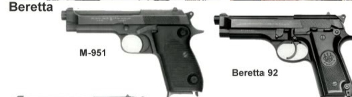 Модель Beretta Пистолеты, Оружие, Вид, Пуля