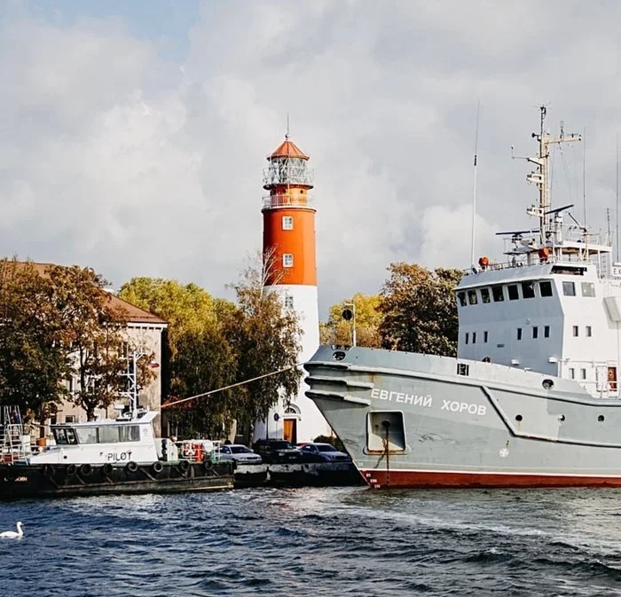 Балтийск - Балтийск, Балтийское море, Россия, Фотография, Маяк, Корабль