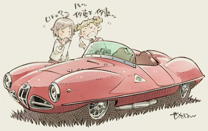 - , Anime Art, Original Character, , Alfa Romeo