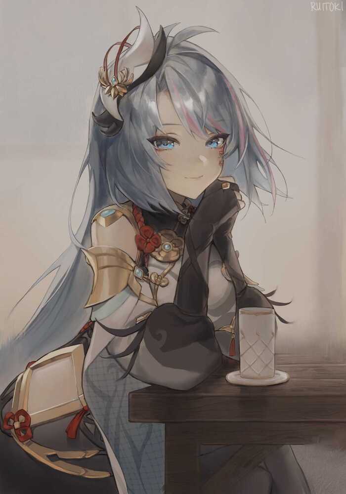    Anime Art, Genshin Impact, Shenhe