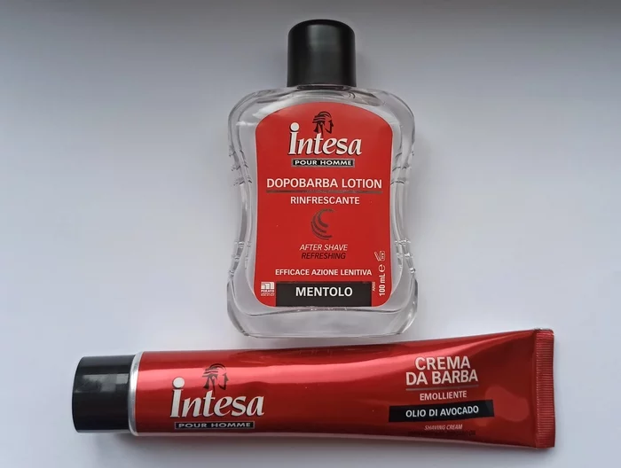 Shaving cream Intesa - My, Overview, Shaving cream, Shaving, Longpost