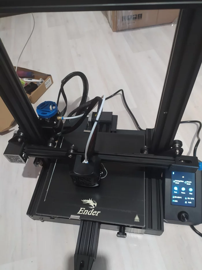 First steps - My, 3D печать, 3D printer, First time, Longpost