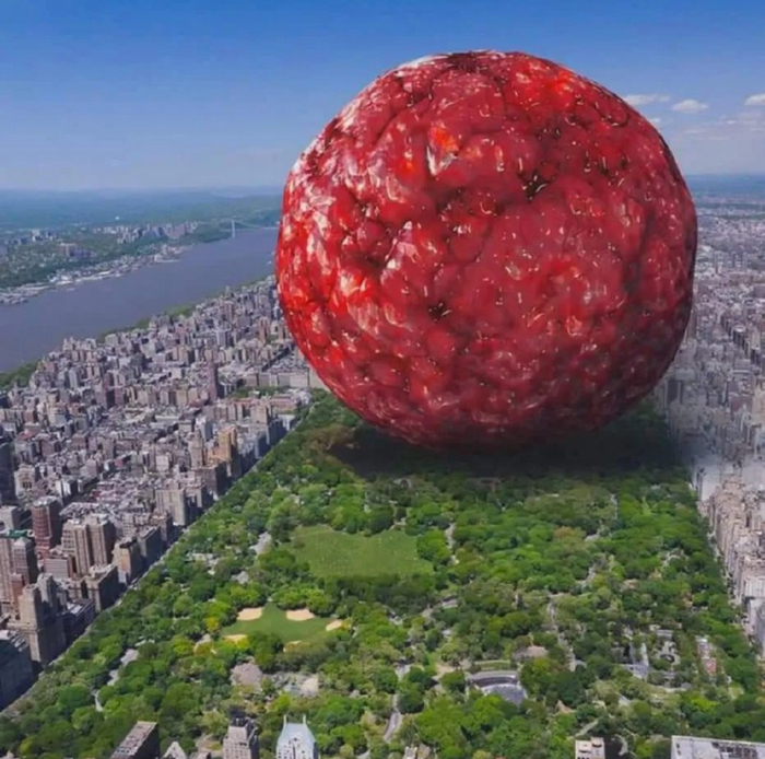 Километровая желейная фрикаделька