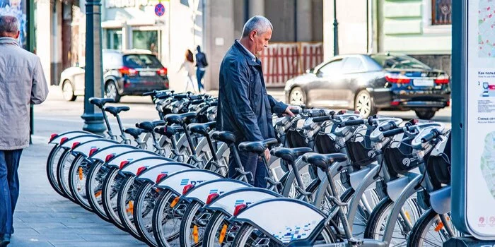 In Moscow, the city bike rental has been launched - Moscow, A bike, Bike ride, Bike rental, Capital, Kick scooter, Video