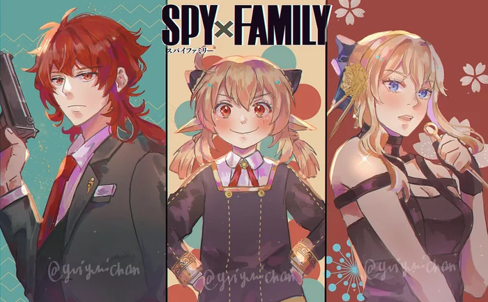 SPY X Genshin - Anime Art, Genshin Impact, Diluc, Klee, Jean, Spy X Family, Anya Forger