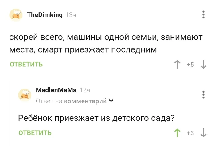 Приехал с мамой - Комментарии на Пикабу, Неправильная парковка, Машина, Скриншот