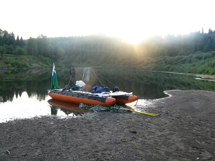 Response to the Good Morning post. Beryozovaya River, Perm Krai - Perm Territory, Camping, River rafting, Fishing, Nature, Reply to post