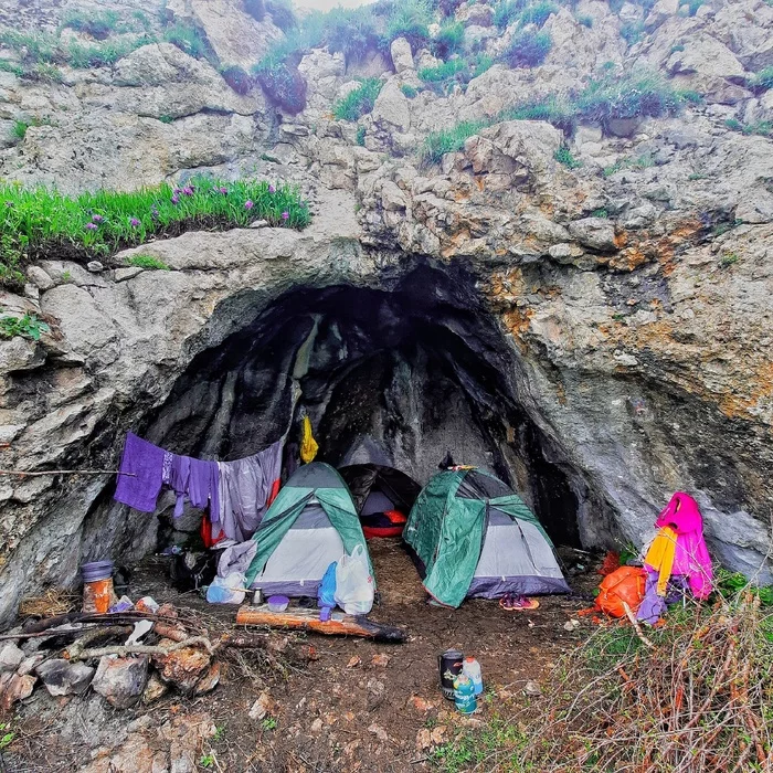 Adygea, a hike to The Big Thach Mountain - Republic of Adygea, The mountains, Tent