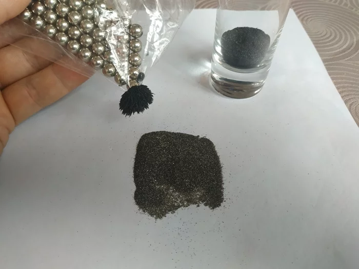 Magnetic sand from Bali - how much ordinary sand is there? - My, A magnetic field, Volcanic sand, Physical experiments, Nature, Video, Longpost