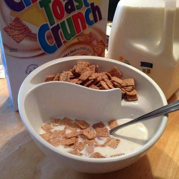 Cup for cereal - Life hack, Flakes, A cup, The photo, Useful