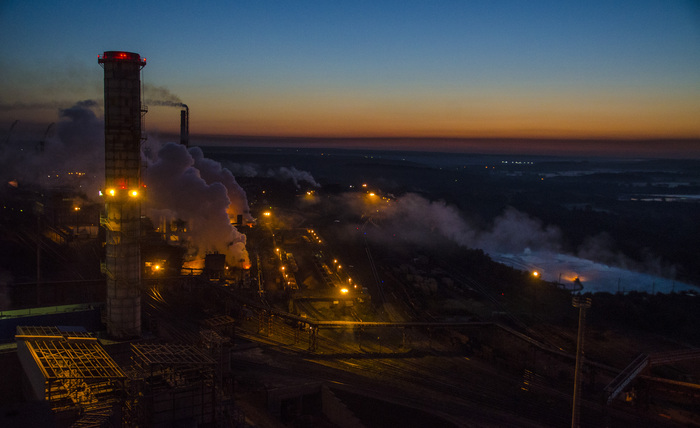 Morning at work - My, Russia, Factory, Summer, The photo, Tula region, Longpost