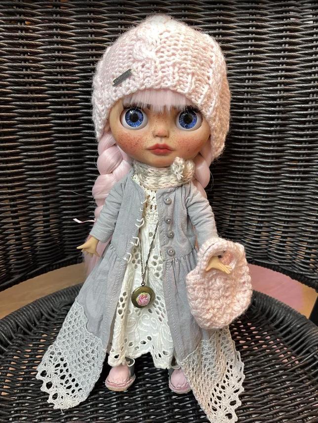 I made a doll for Sobchak... - My, Handmade, Needlework, Polymer clay, Doll, Handmade dolls, Needlework with process, Blythe doll, Longpost